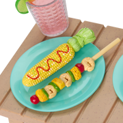 Raquel's™ Beach Chairs & Barbecue Set for 18-inch Dolls (Girl of the Year™ 2026) K7