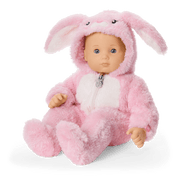 Playful Pink Bunny One-Piece Outfit for Bitty Baby® Dolls H6