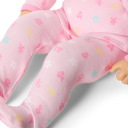 Bitty Baby® Doll #2 with brown hair in Pastel Pink G5