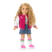 Truly Me™ 18-inch Doll #115 with curly blonde hair A1