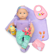 Disney Princess Ariel Cuddle & Care Set with Bitty Baby® Doll by American Girl® D9