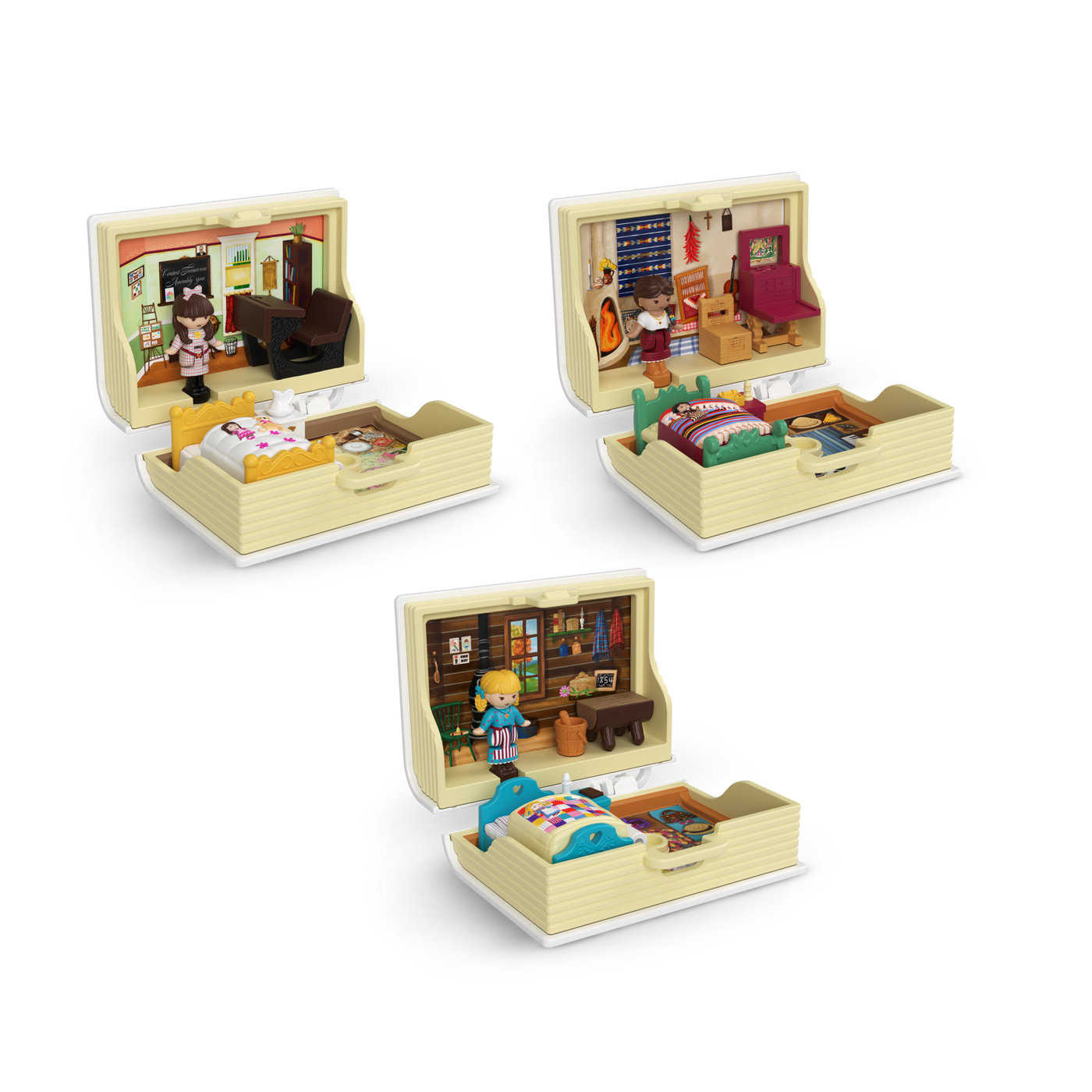 Polly Pocket™ x American Girl® Compact 3-Pack Set U1