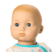 Bitty Baby® Doll #3 with blonde hair in Pastel Blue S7