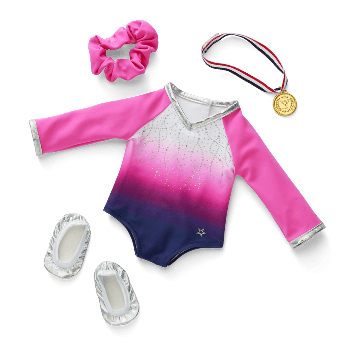 Beam with Pride Gymnastics Outfit for 18-inch Dolls M0
