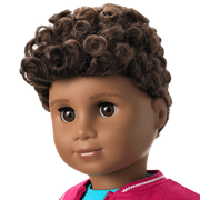 Truly Me™ 18-inch Doll #113 with curly dark-brown hair K7