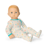 Bitty Baby® Doll #3 with blonde hair in Pastel Blue S7