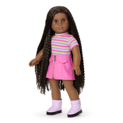 Long Hair Looks™ by Truly Me™ 18-inch Doll #135 & hair accessories D6