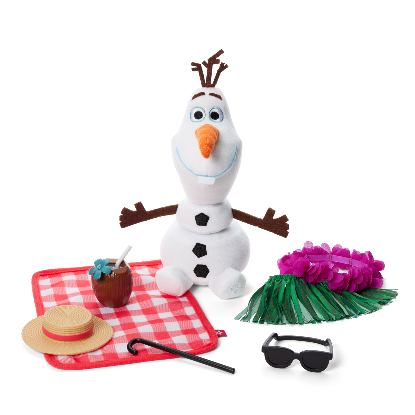 Disney Frozen Olaf Plush & Summer Accessories by American Girl® E8