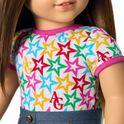 Truly Me™ 18-inch Doll #107 with straight brown hair B7