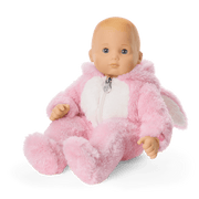 Playful Pink Bunny One-Piece Outfit for Bitty Baby® Dolls H6