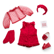 January Garnet Glam Outfit for 18-inch Dolls G9