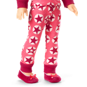 American Girl® x Hanna Andersson Berry Bright Stars Pajamas for 14.5-inch Dolls K3