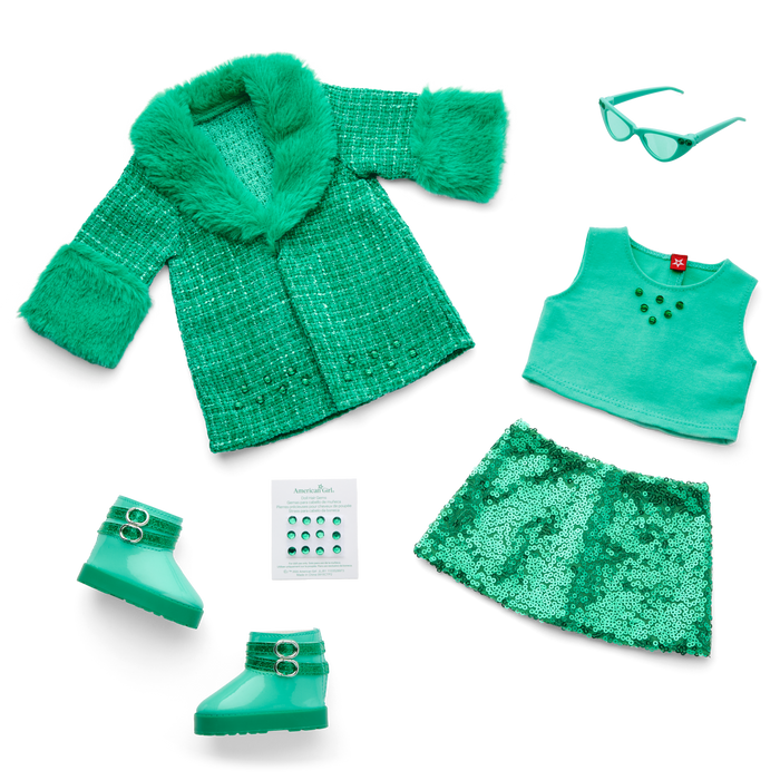 May Emerald Icon Outfit for 18-inch Dolls W4