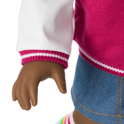 Truly Me™ 18-inch Doll #112 with curly dark-brown hair A1