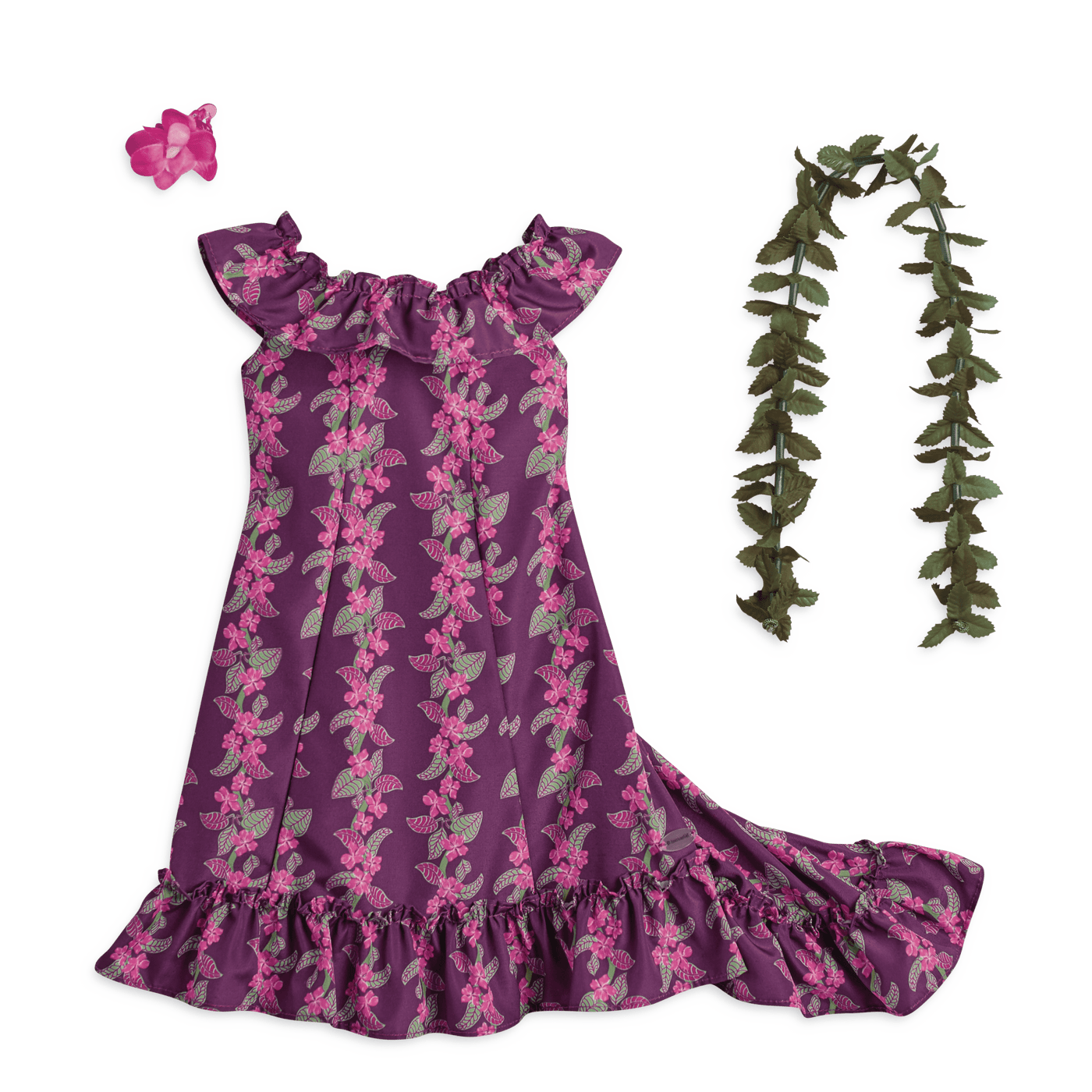 Nanea's Holoku Dress for 18-inch Dolls (Historical Characters) K1