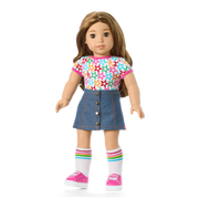 Truly Me™ 18-inch Doll #118 with curly caramel hair Y2