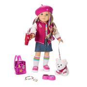 Truly Me™ 18-inch Doll #110 with wavy blonde hair J2