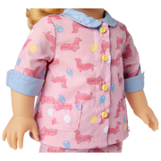 Maryellen’s™ Dachshund Pajamas for 18-inch Dolls (Historical Characters) V8