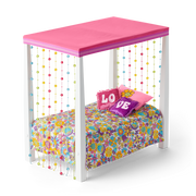 Julie’s™ Groovy Bed & Bedding for 18-inch Dolls (Historical Characters) M2