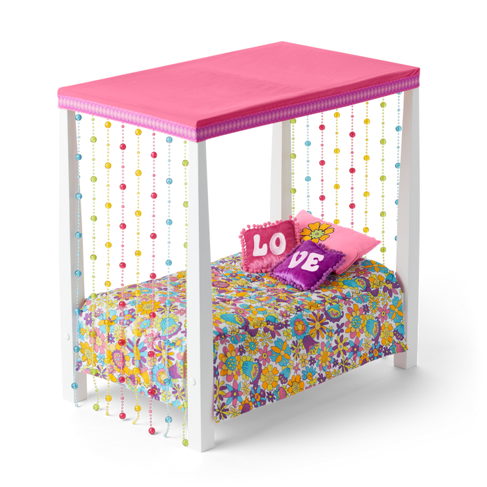 Julie’s™ Groovy Bed & Bedding for 18-inch Dolls (Historical Characters) M2