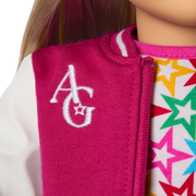 Truly Me™ 18-inch Doll #100 with straight layered blonde hair K1