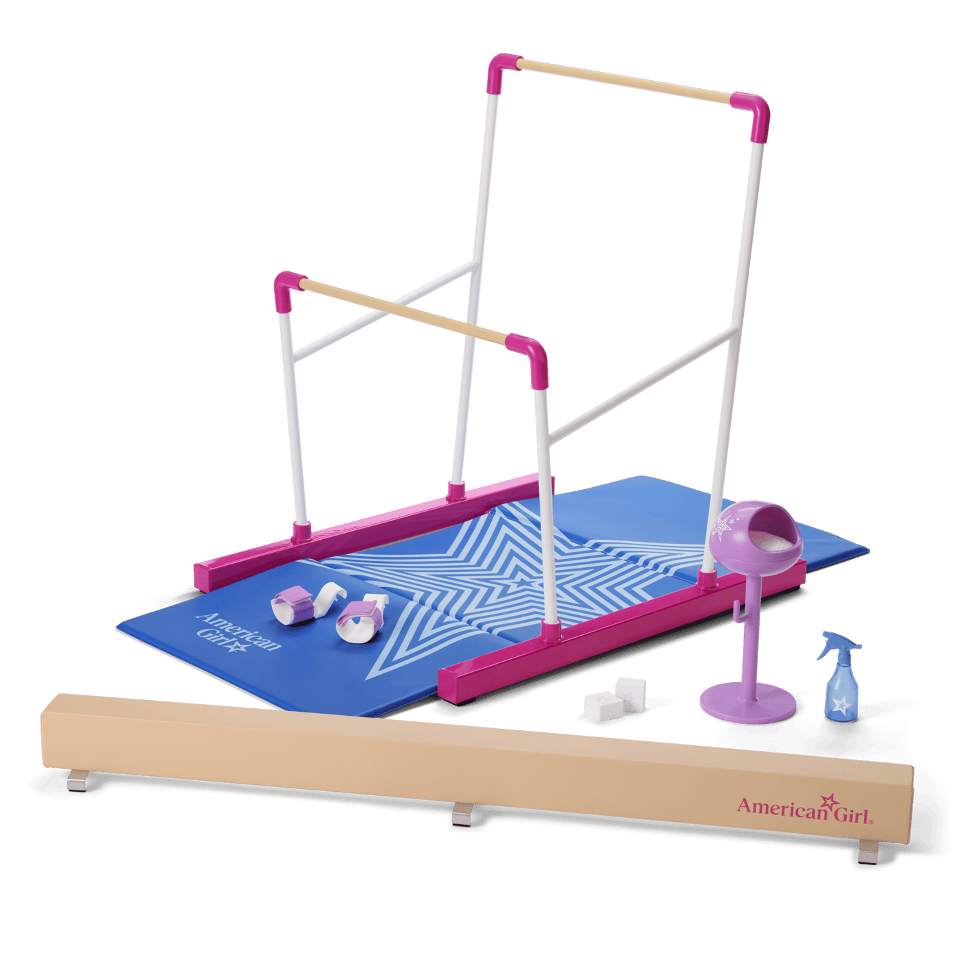 Dream Routine Gymnastics Set for 18-inch Dolls Q0