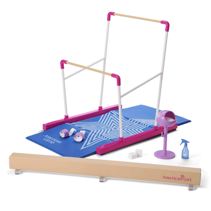 Dream Routine Gymnastics Set for 18-inch Dolls Q0