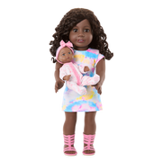 Little Bitty Baby™ 7.75-inch Doll with black hair R0