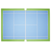 Isabel™ & Nicki's™ 2-in-1 Tennis Court & Skate Spot for 18-inch Dolls (Historical Characters) R7