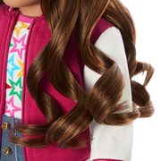 Truly Me™ 18-inch Doll #117 with wavy dark-brown hair R8