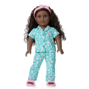 Flower Fun PJs for 18-inch Dolls O0