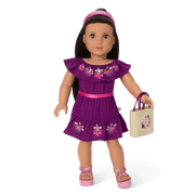 Raquel's™ Beach Party Dress for 18-inch Dolls (Girl of the Year™ 2026) K1