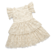 American Girl® x Janie and Jack Sparkly Cream Celebration Dress for Little Girls & Girls M8