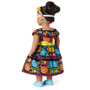 Día de Muertos Celebration Outfit for 18-inch Dolls F7