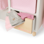 Dots & Blooms Changing Table with Storage A1
