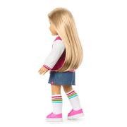 Truly Me™ 18-inch Doll #131 with straight blonde hair N3
