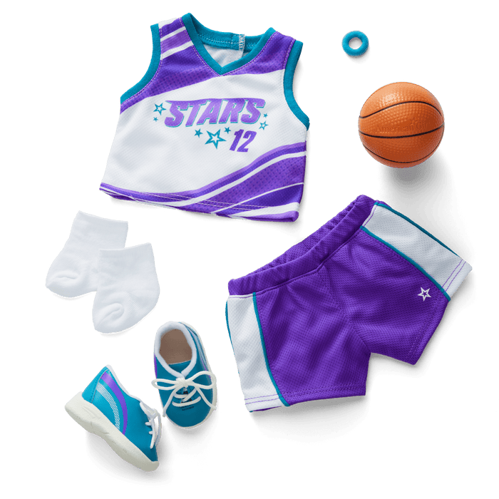 Star Player Basketball Outfit for 18-inch Dolls J4