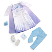 Disney Frozen Snow Queen Elsa Outfit & Accessories for 18-inch Dolls by American Girl® K1