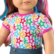 Truly Me™ 18-inch Doll #101 with wavy caramel hair D1