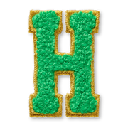 AG™ Letter H Stick-On Patch P6
