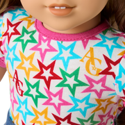 Truly Me™ 18-inch Doll #118 with curly caramel hair Y2
