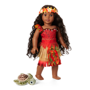 Disney Moana Wayfinder Outfit & Sea Turtle Plush for 18-inch Dolls by American Girl® T5