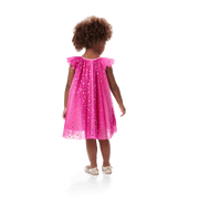Pink Party-Ready Dress for Little Girls (Bitty Baby®) C9