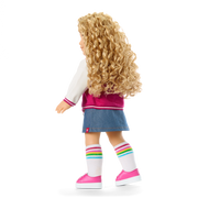 Truly Me™ 18-inch Doll #115 with curly blonde hair A1