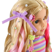 Long Hair Looks™ by Truly Me™ 18-inch Doll #133 & hair accessories Y7