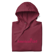 American Girl® Burgundy Hoodie for Adults U7