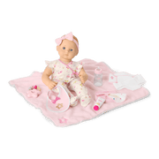 Bitty Baby® Doll #3 with blonde hair Care & Play Set N1