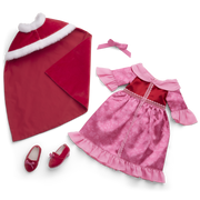 Disney Princess Belle Winter Dress & Cape Outfit for 18-inch Dolls by American Girl® O8