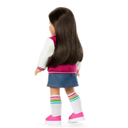 Truly Me™ 18-inch Doll #124 with straight black-brown hair N0