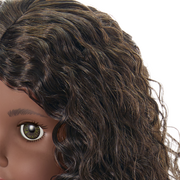 Truly Me™ 18-inch Doll #127 with curly dark-brown hair U1